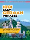 Cover image for 1001 Easy German Phrases